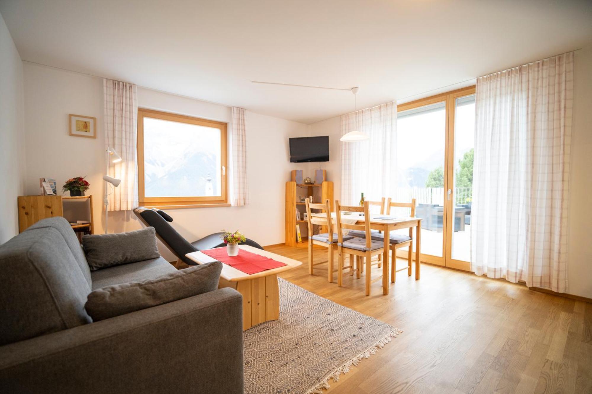 Ferienwohnung Fionas 256 Ftan Exterior foto